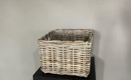 Medium-sized square storage basket (35x35x25cm)