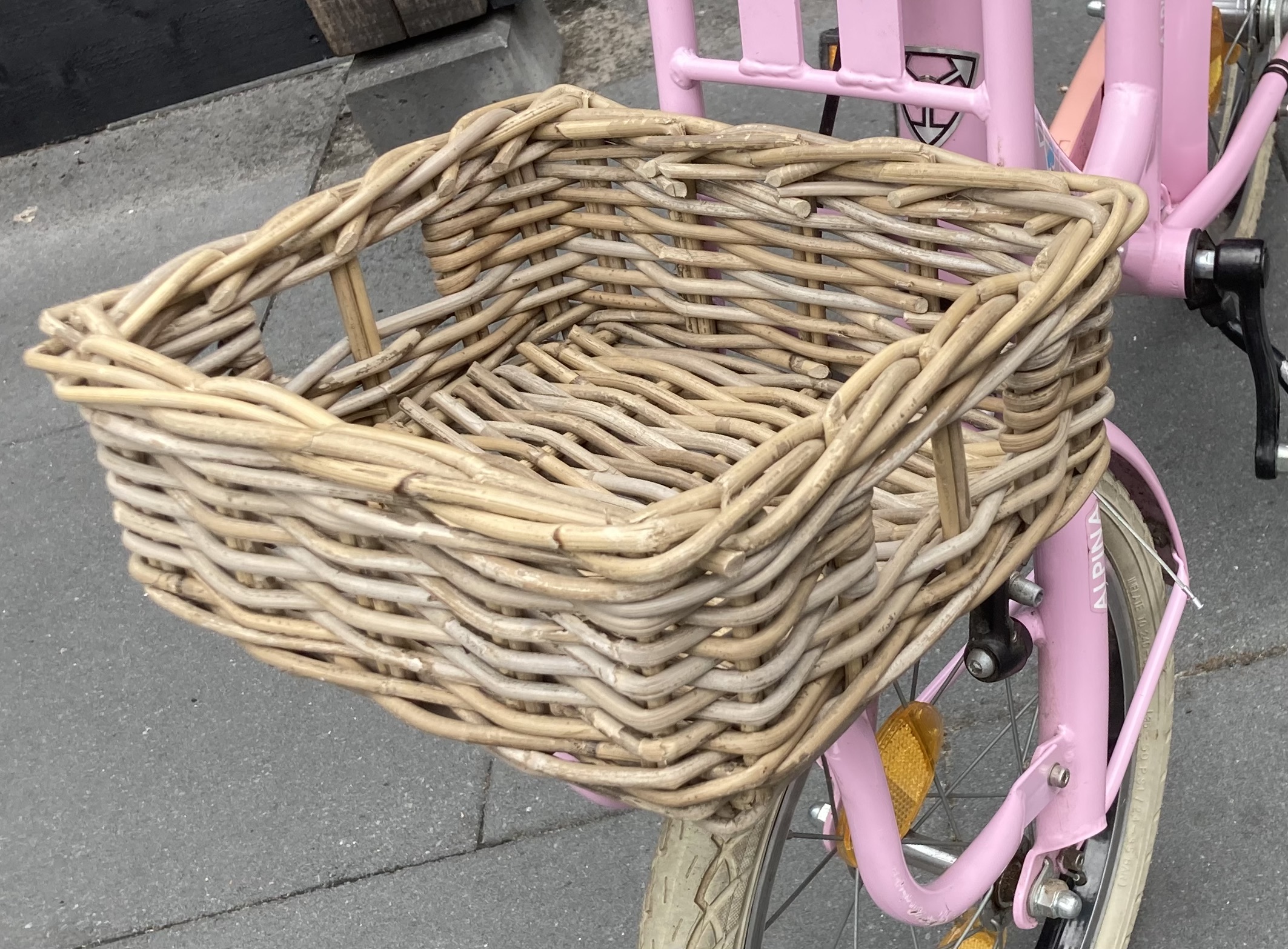 Fietsmandje laag (27x24x11cm)