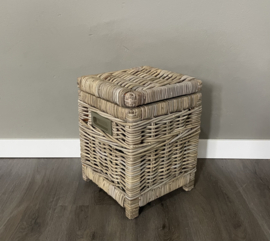 Aufbewahrungskorb mit Klappe (26 x 26 x 35 cm)