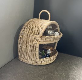 Rieten etagère