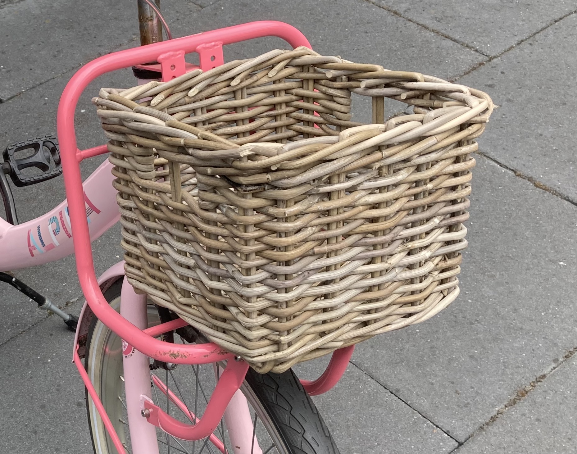 Fietsmandje vierkant (25x25x20cm)