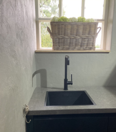 Window sill basket (55x20x30cm) with handles