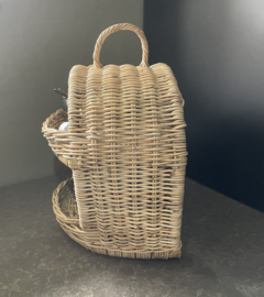 Rieten etagère