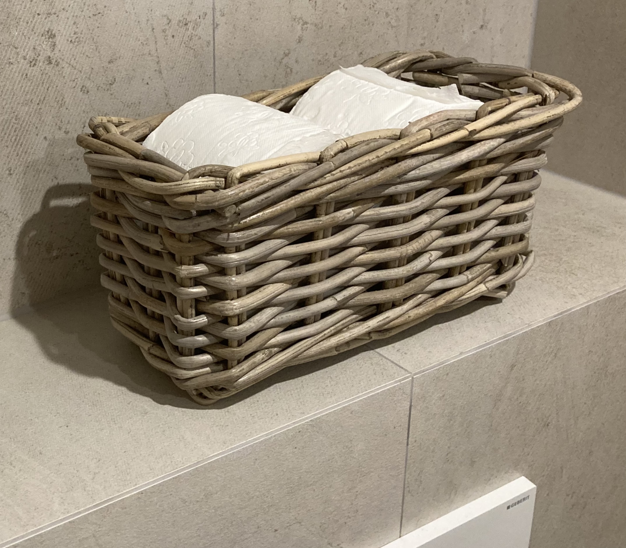 Toilettenpapierkorb schmal (30 x 18 x 20 cm)