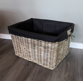 VOERING t.b.v. rechthoekige mand groot (56x47x35cm) en (55x46x35cm)