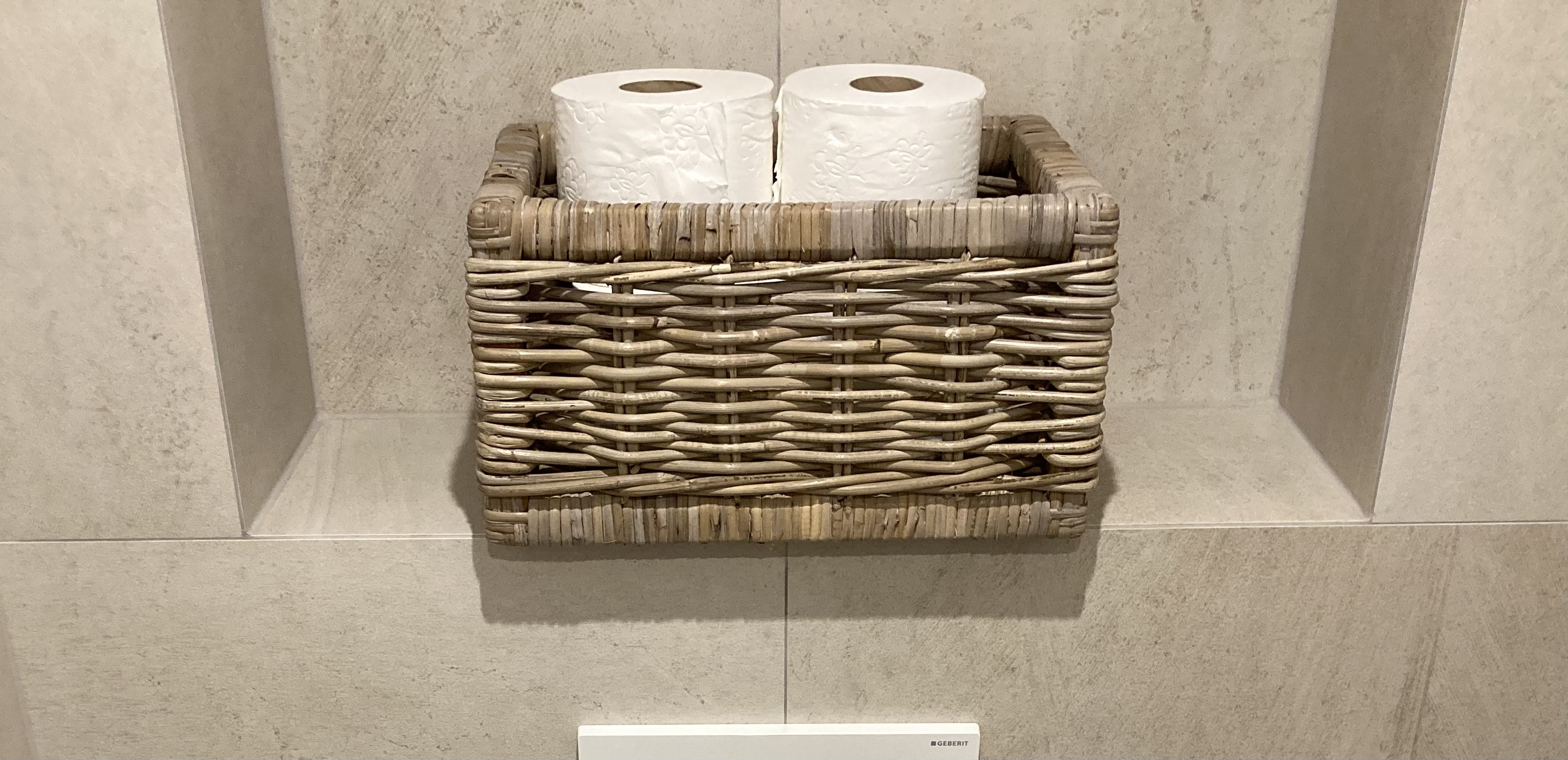Schlichter Toilettenpapierkorb (35 x 25 x 19 cm)