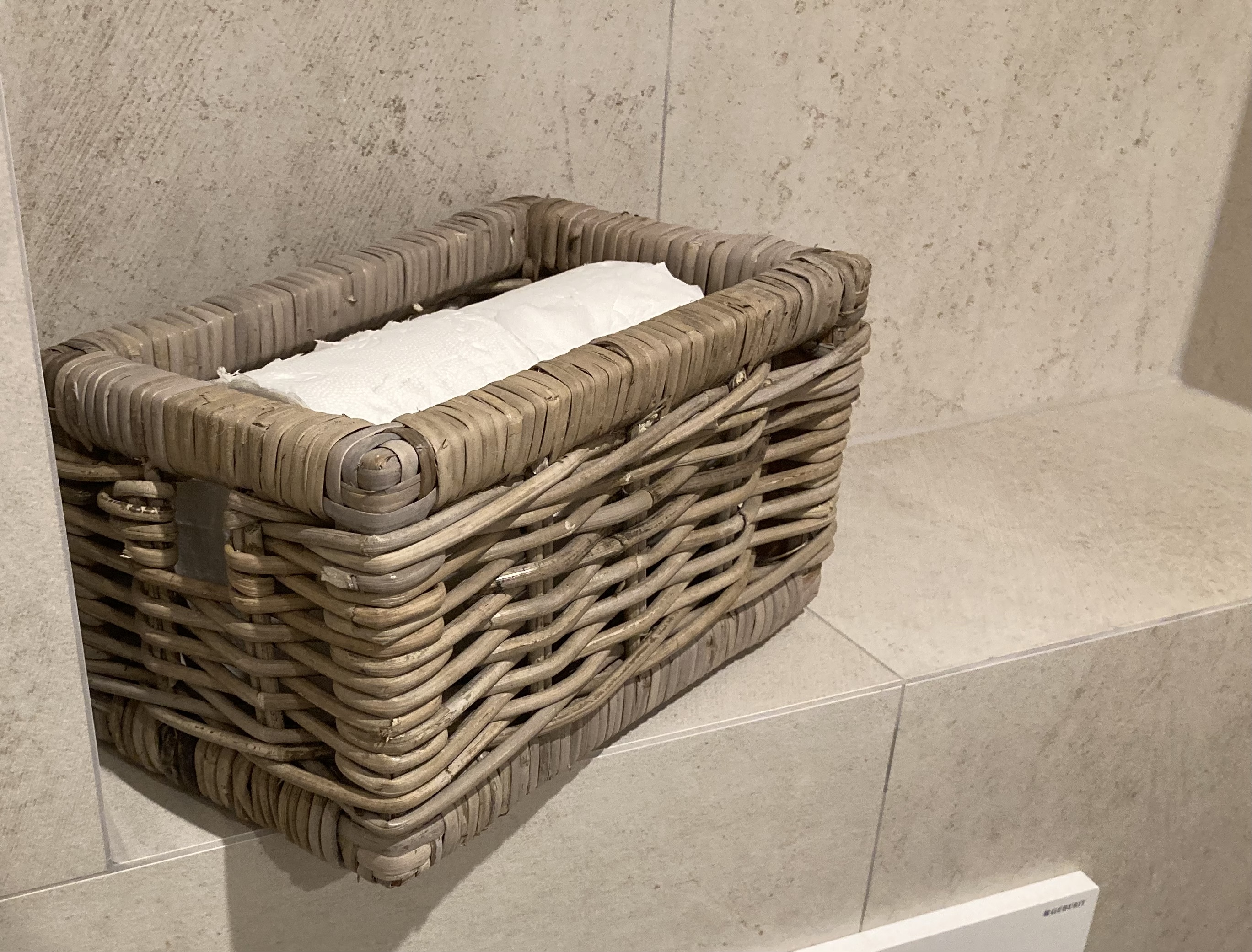 schmaler Toilettenpapierkorb (28 x 18 x 15 cm)
