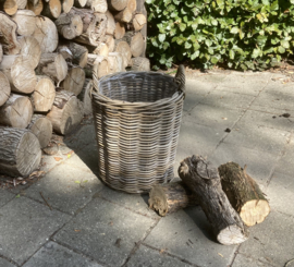 Runder Korb für Kaminholz (40x40x45cm)