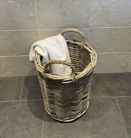 Small open round laundry basket (34x41cm)