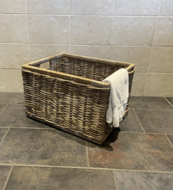 Grote open strakke wasmand (56x47x35cm)
