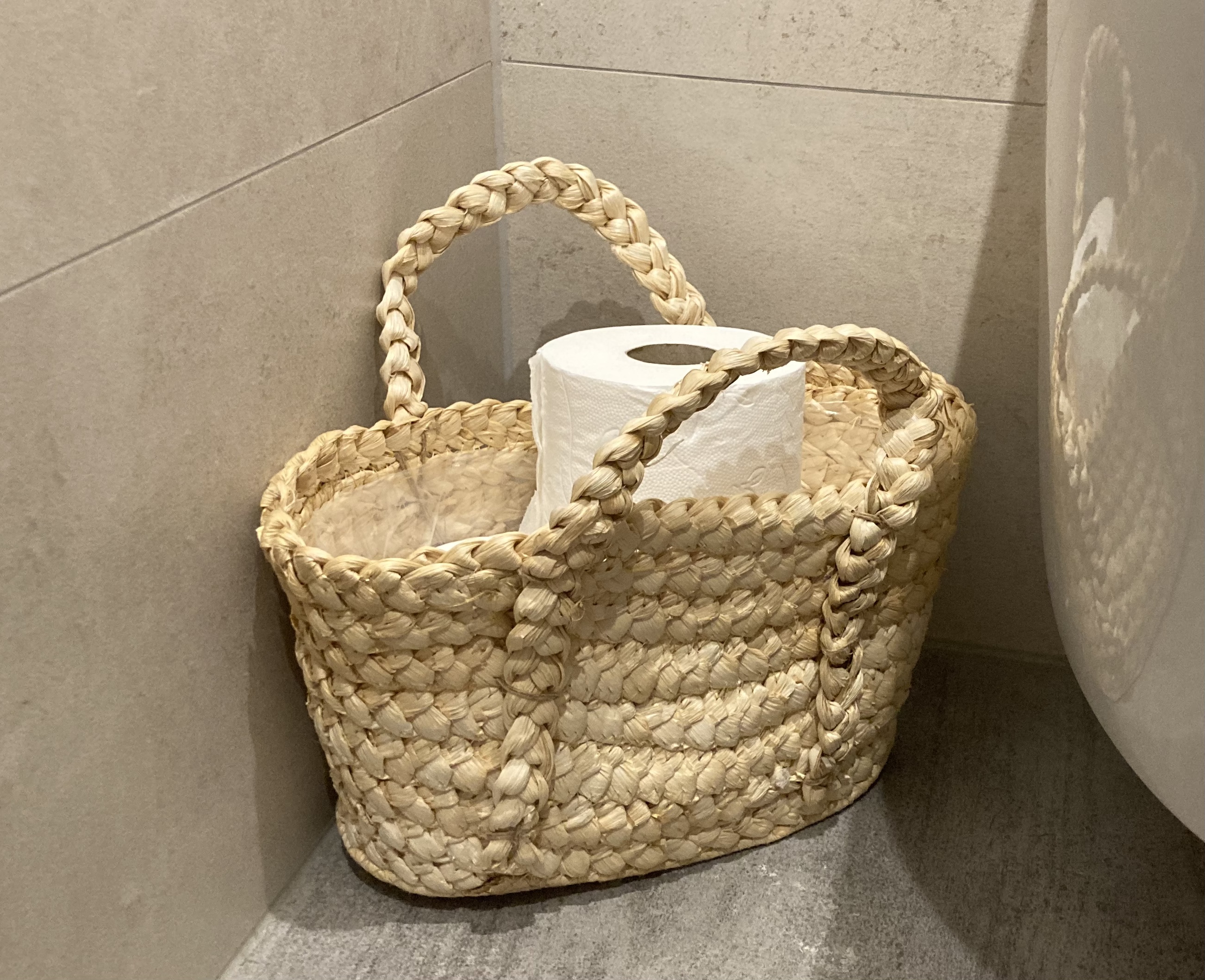 Tasche für Toilettenpapierrollen (32 x 19 x 19 cm)