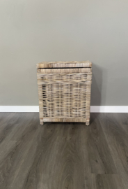 Opbergmand hoog met deksel (45x30x54cm)