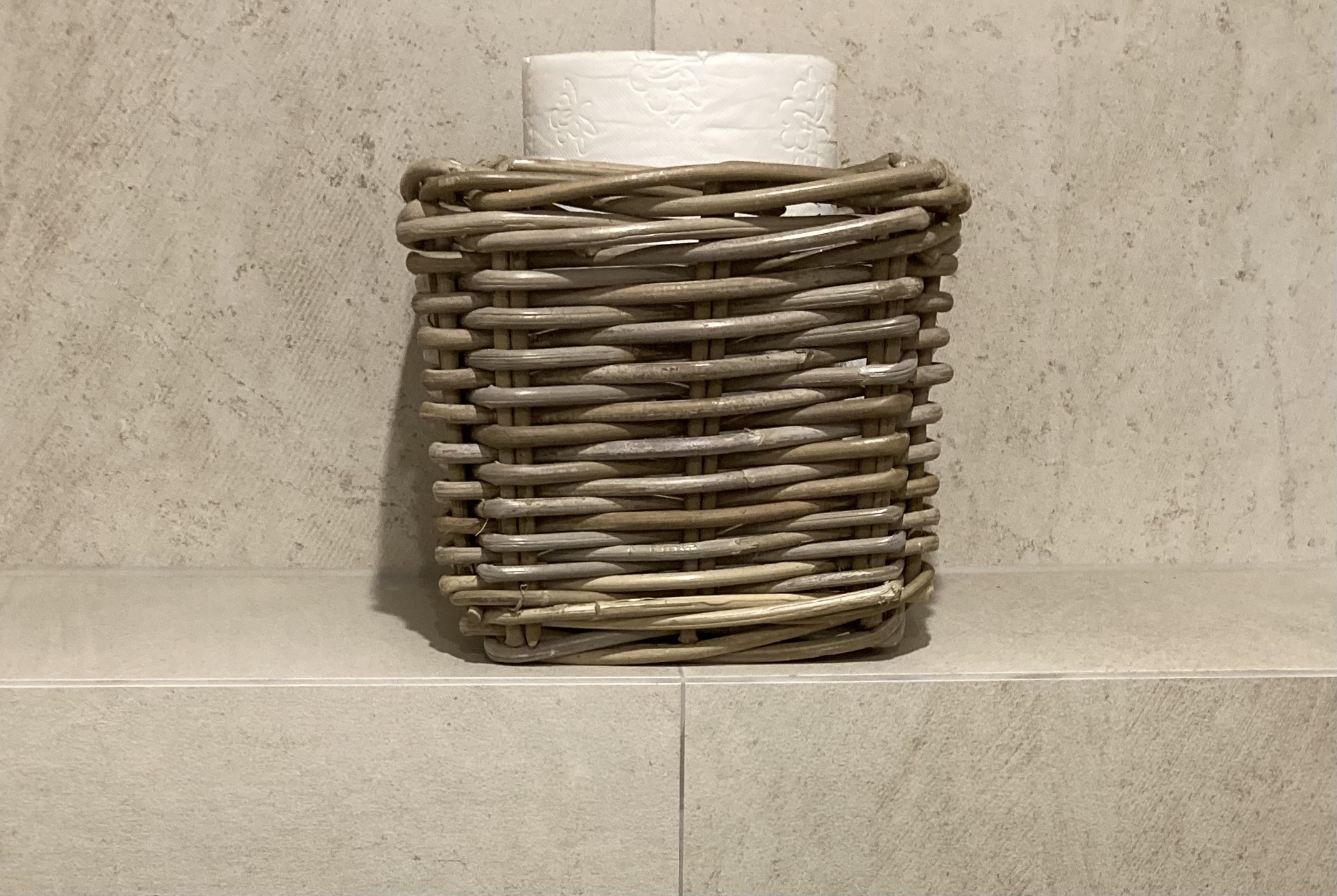 Kleiner Toilettenkorb (21 x 21 x 19 cm)
