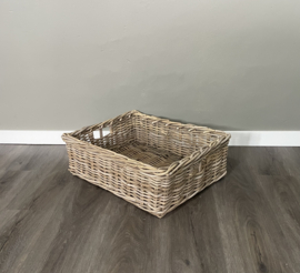 Large rectangular storage basket (52x42x18cm)