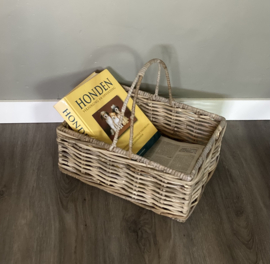 Small reading basket with handle (35x25x15)