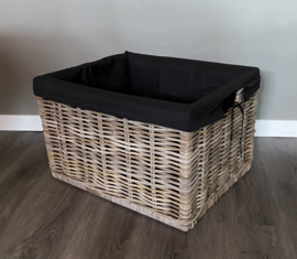 VOERING t.b.v. rechthoekige mand groot (56x47x35cm) en (55x46x35cm)