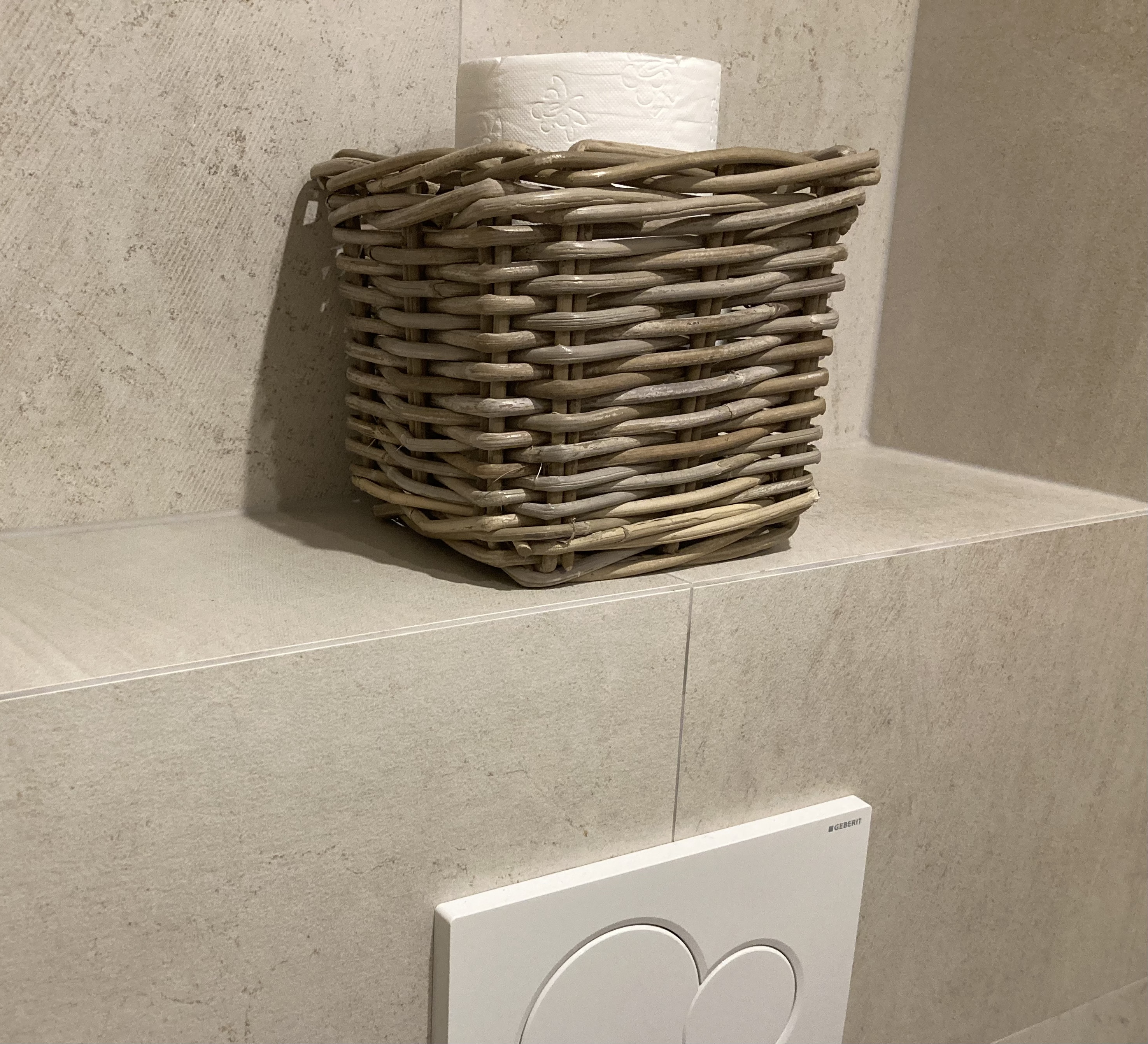 Kleiner Toilettenkorb (21 x 21 x 19 cm)
