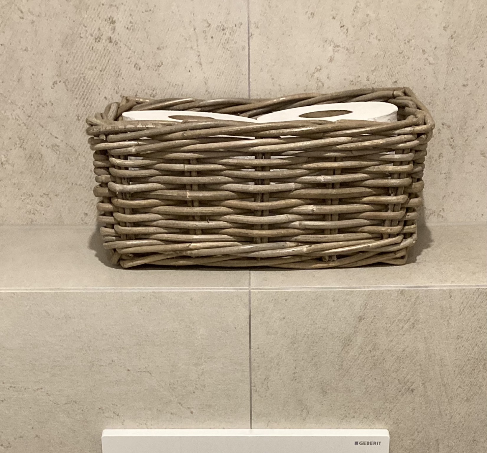 Schmaler Toilettenpapierkorb (29 x 18 x 12 cm)