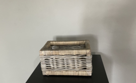 Kleiner, schmaler, schlichter Aufbewahrungskorb (28 x 18 x 15 cm)