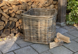 Vierkante mand grof rotan greep (58x58x55cm)