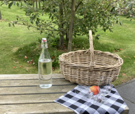 Open picknickmand ovaal