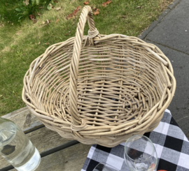 Offener Picknickkorb oval