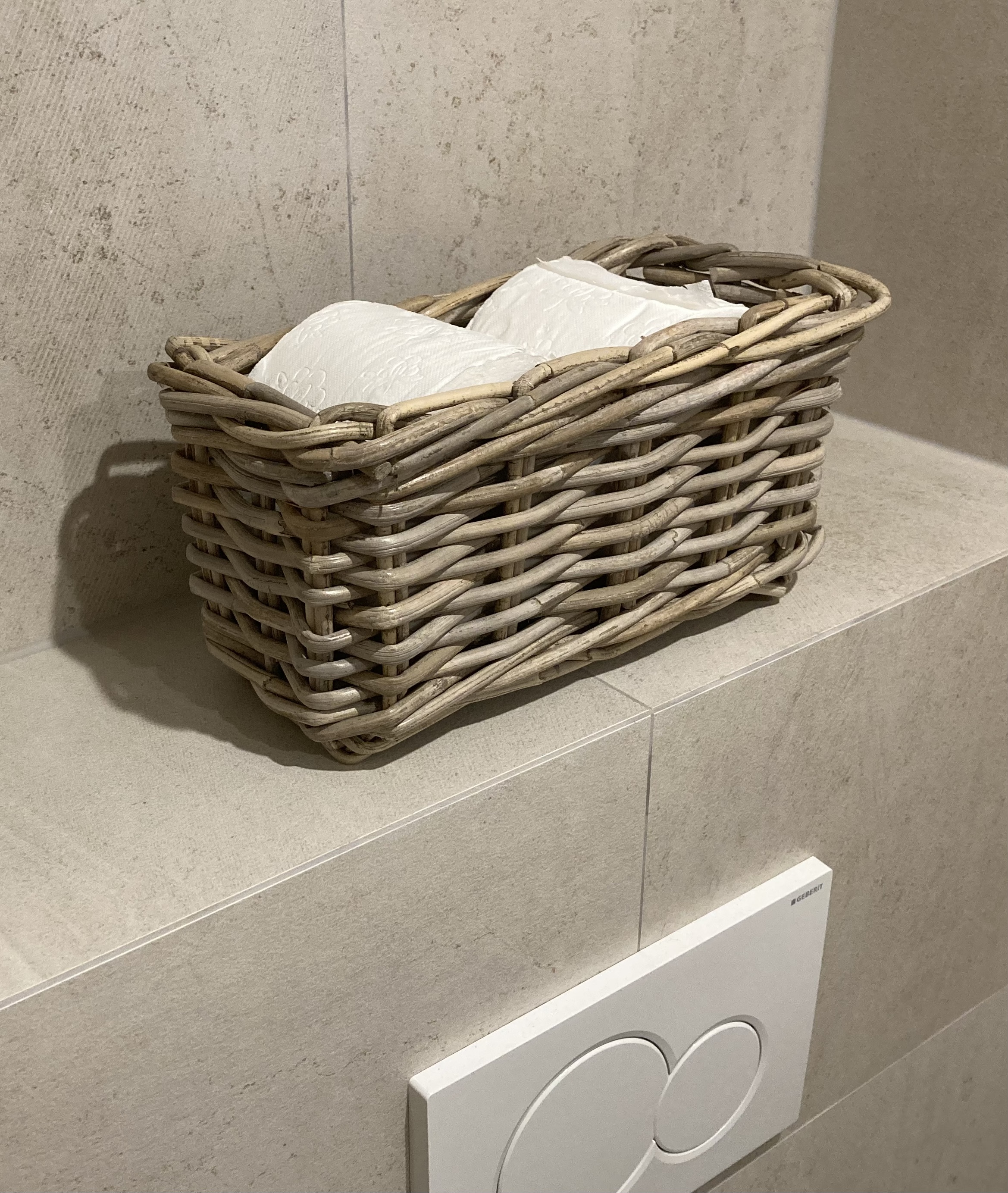 Toilettenpapierkorb schmal (30 x 18 x 20 cm)