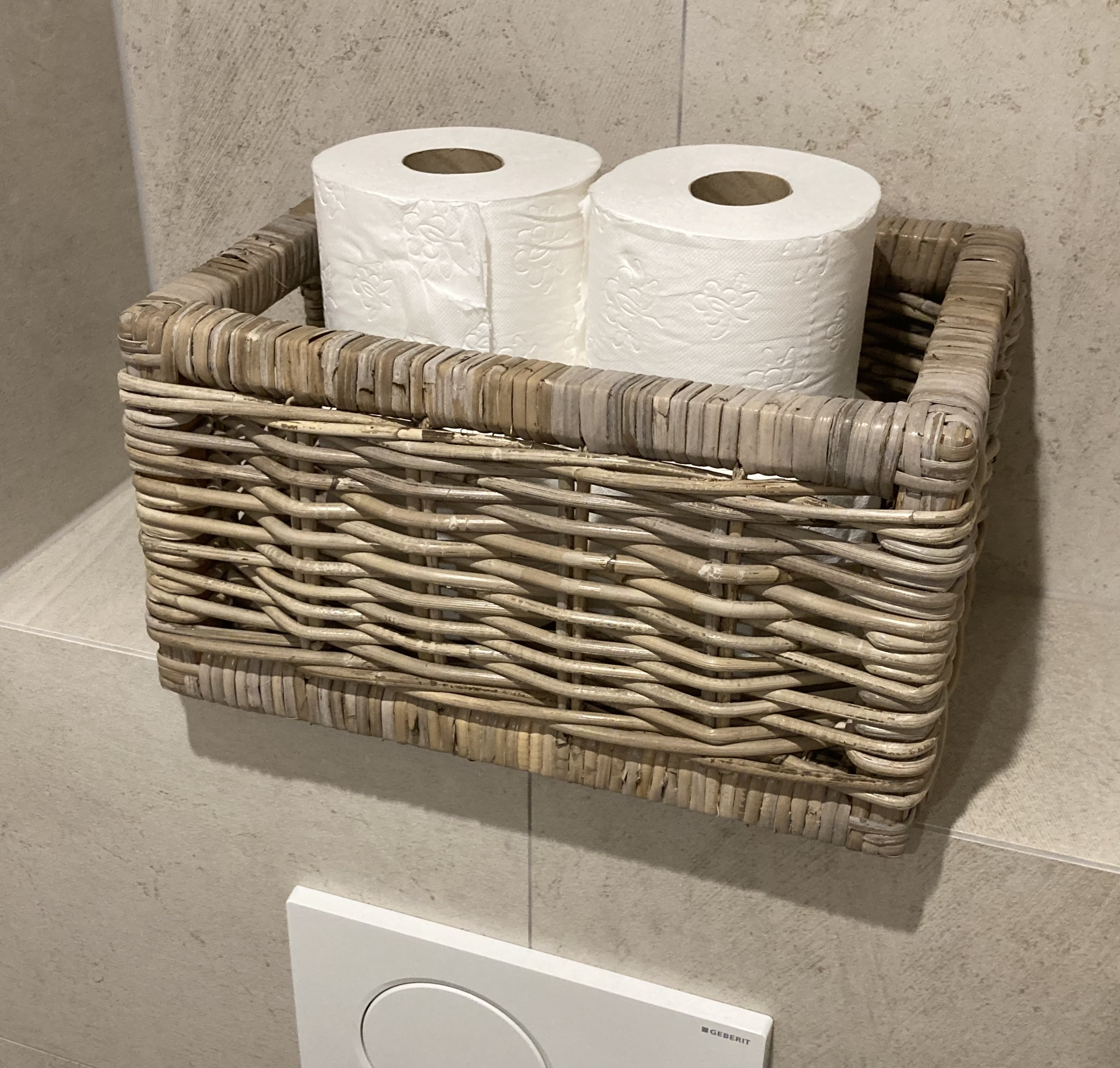 Schlichter Toilettenpapierkorb (35 x 25 x 19 cm)