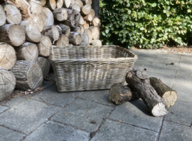 Haardmand met grepen taps (65x45x30cm)
