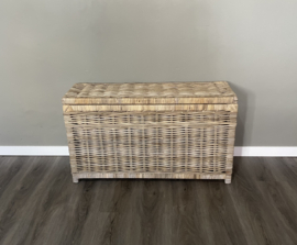 Hoge  opbergmand met klep (95x30x55cm)