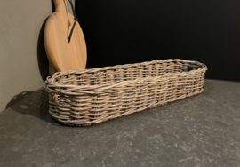 Brotkorb aus Schilf (45 x 12 x 9 cm)
