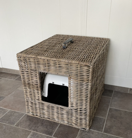 Katzenklo-Abdeckung, groß (55 x 66 x 55 cm)