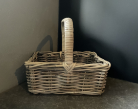 Small basket with handle (35x25x30cm)