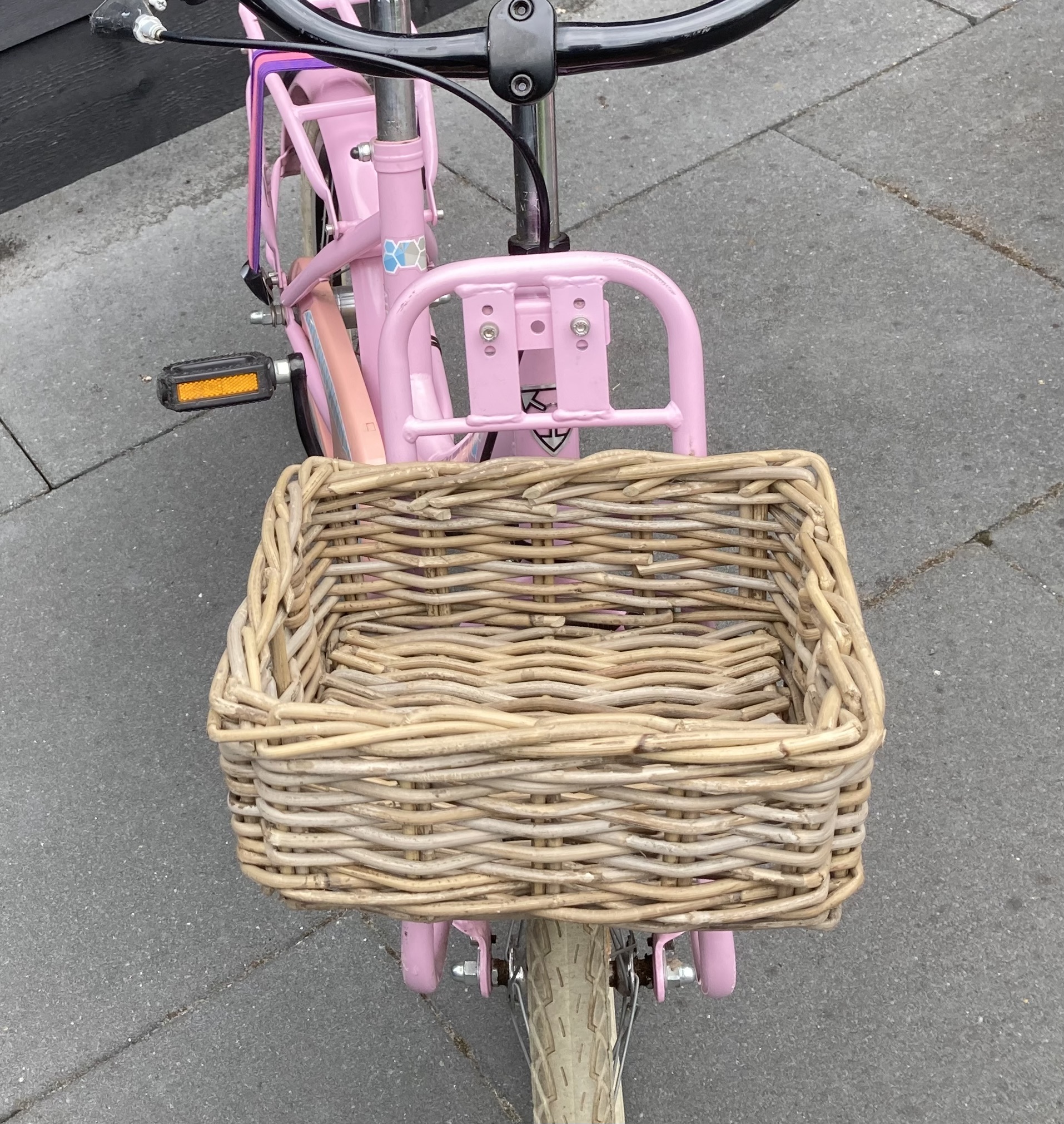 Fietsmandje laag (27x24x11cm)