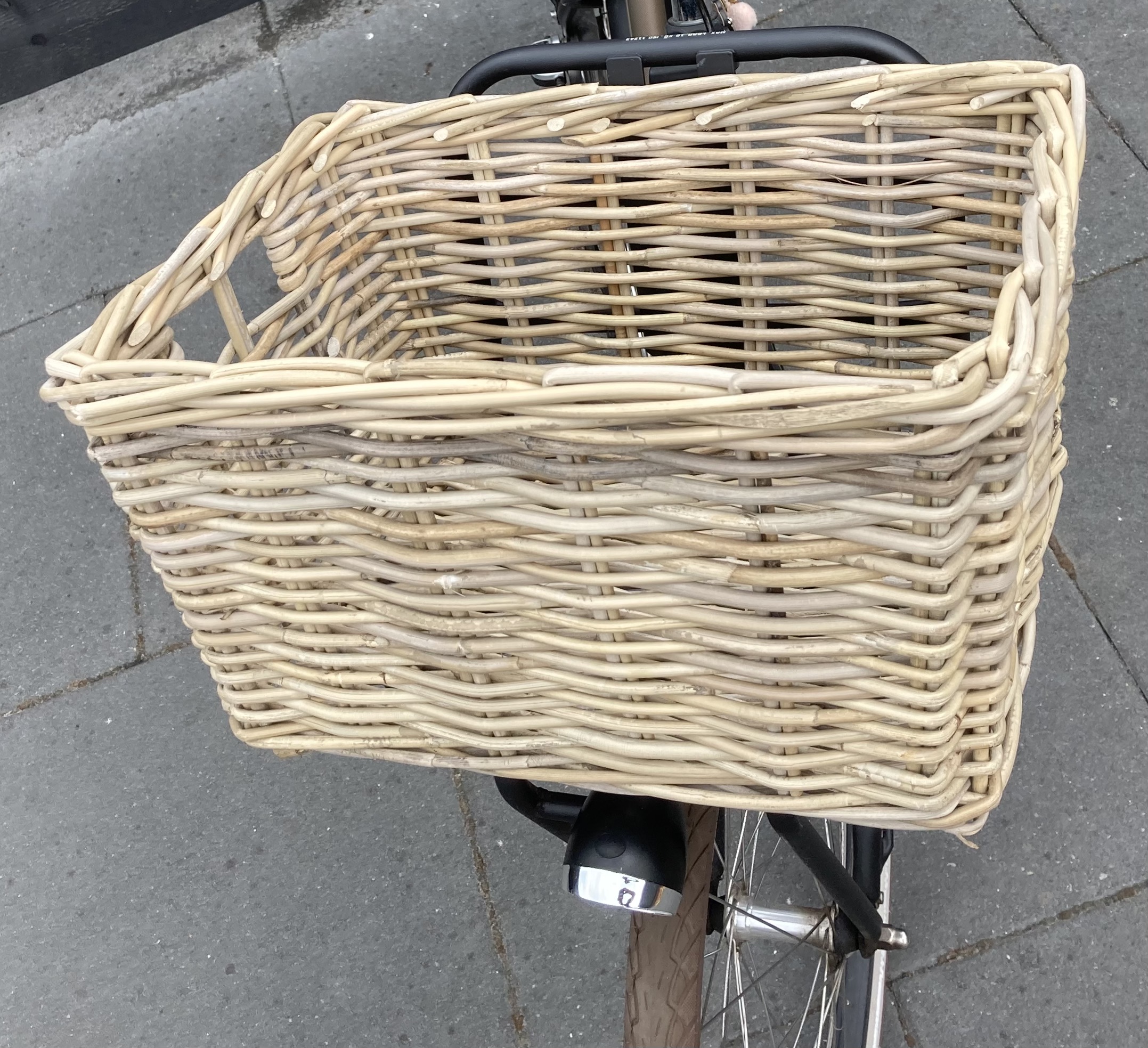 Rechteckiger Fahrradkorb (43 x 33 x 25 cm)