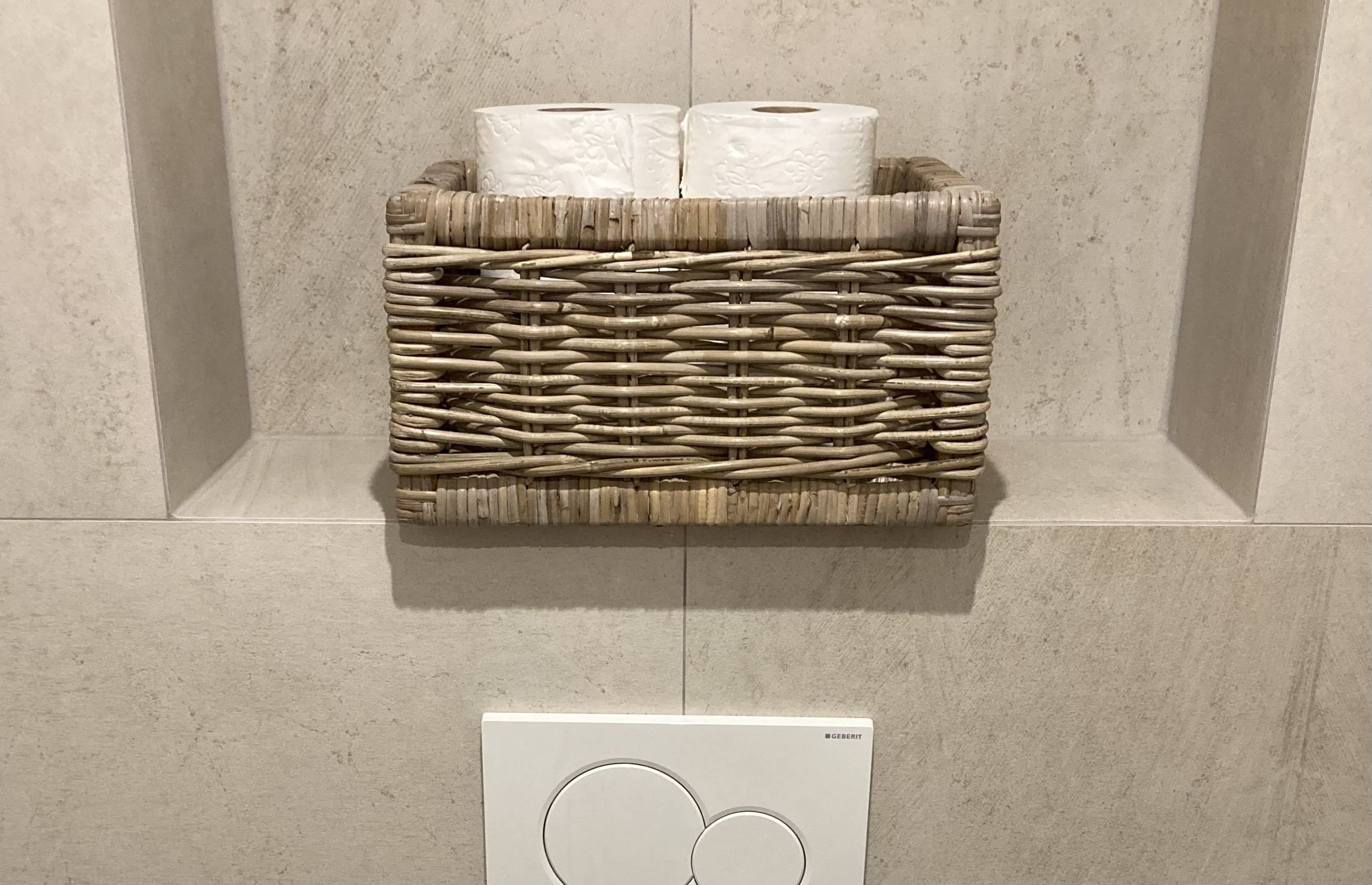 Schlichter Toilettenpapierkorb (35 x 25 x 19 cm)