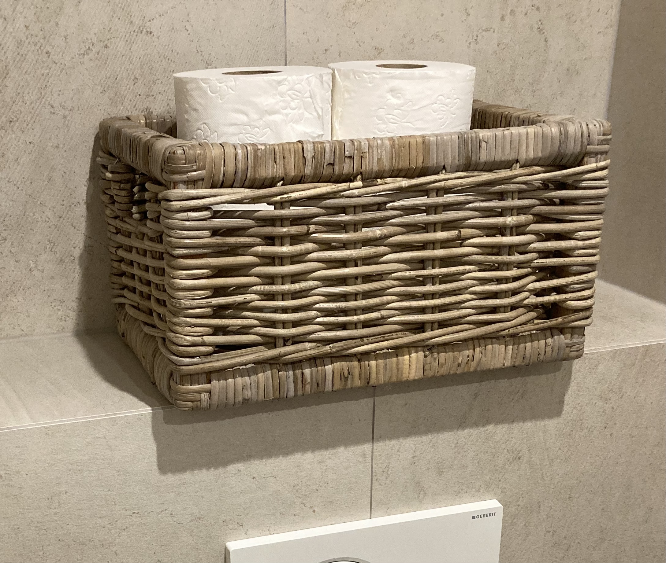 Schlichter Toilettenpapierkorb (35 x 25 x 19 cm)