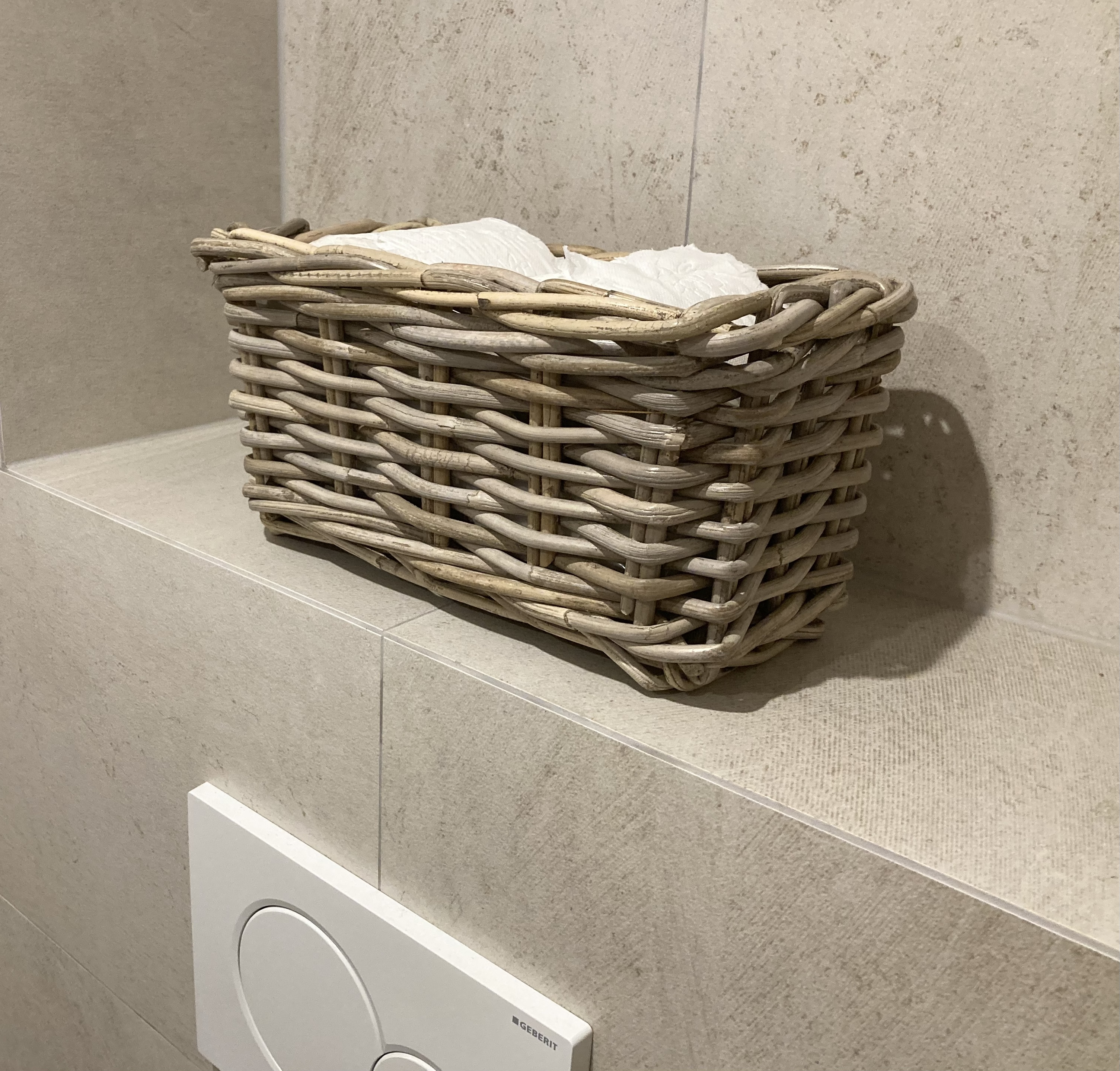 Toilettenpapierkorb schmal (30 x 18 x 20 cm)