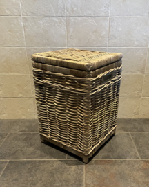 Vierkant gevoerde wasmand (40x40x60cm)