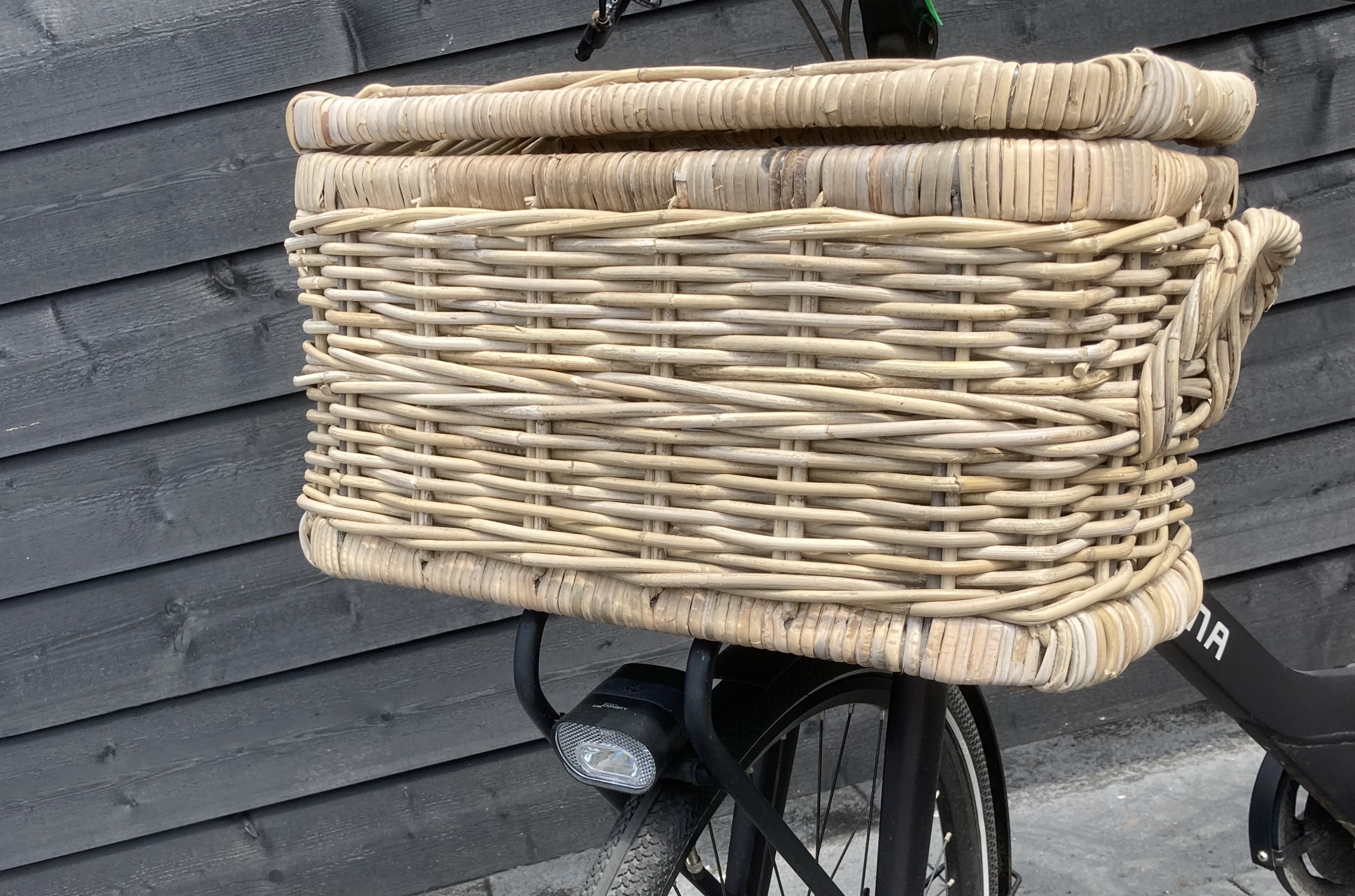 Kleine rotan fietskoffer (51x28x28cm)