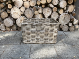 Kleine rechthoekige open haardmand (50x40x30cm)