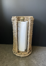 Keukenrolhouder van Rotan (16x30cm)