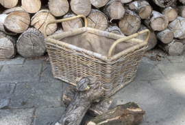 Haardmand met vast hengsel (62x47x39cm)