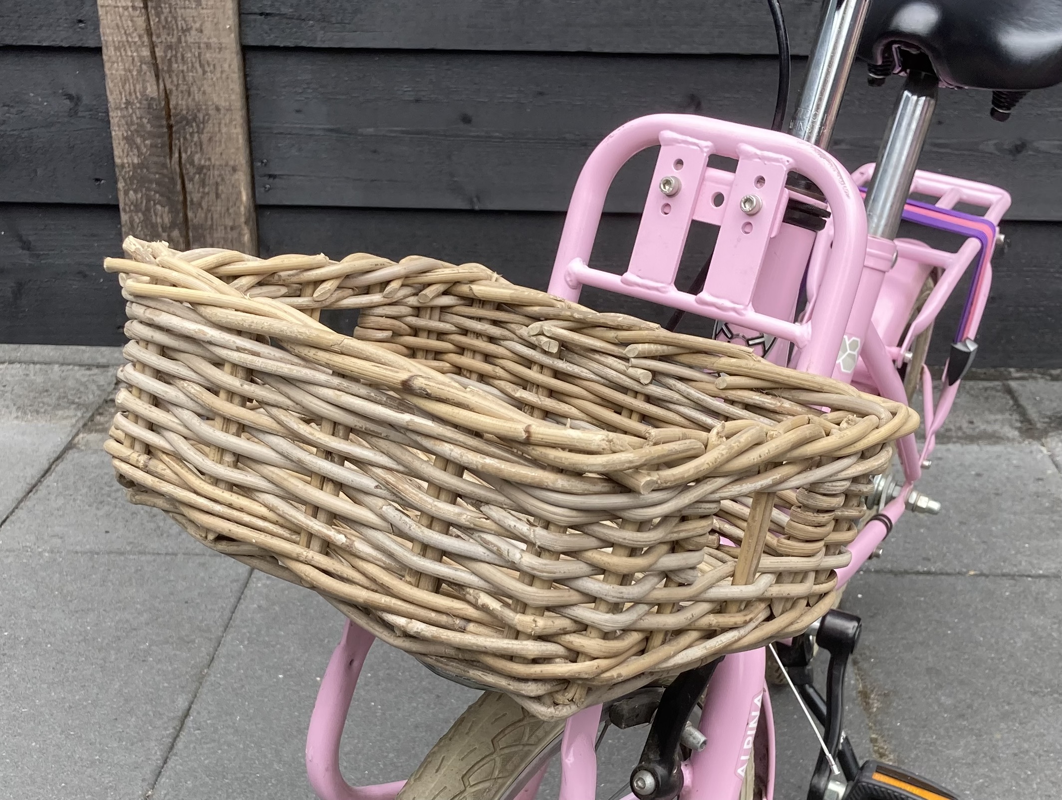 Fietsmandje laag (27x24x11cm)