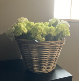 Round window sill basket (29x20cm)