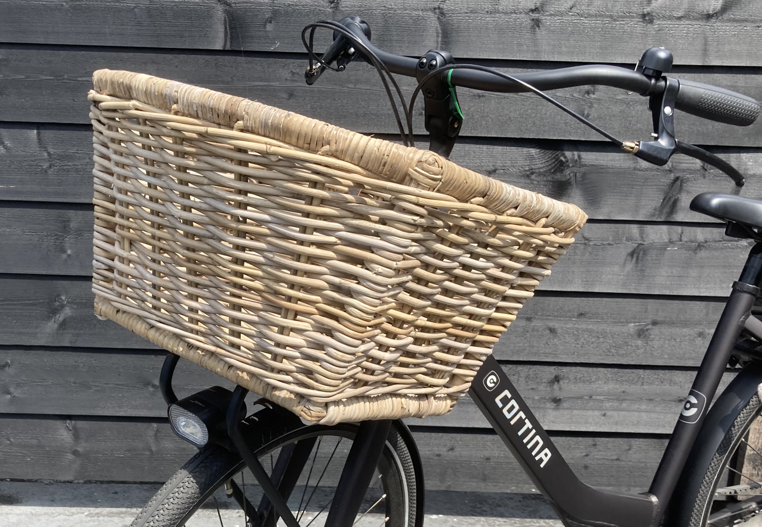 Rundlaufender Fahrradkorb (47 x 42 x 27 cm)