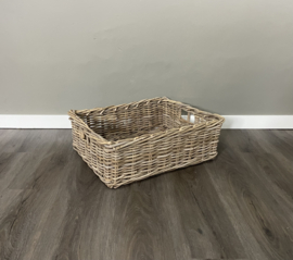 Large rectangular storage basket (52x42x18cm)