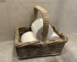 Korb mit Henkel (35 x 25 x 30 cm)