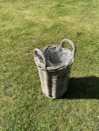 Kleiner runder Pflanzenkorb (25 x 36 cm)