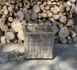 Haardmand op wielen (50x50x50cm)